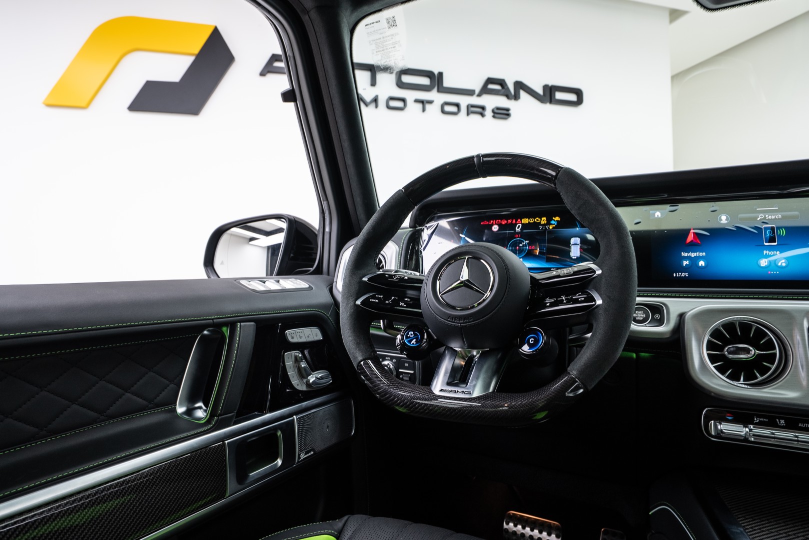 2025 MERCEDES BENZ G63 AMG | EXTENDED NIGHT PACKAGE | MANUFAKTUR NAPPA LEATHER DIAMOND QUILT | REAR